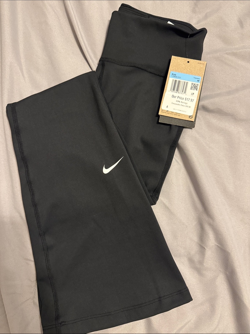 Nike Kids Black Flare Leggings
